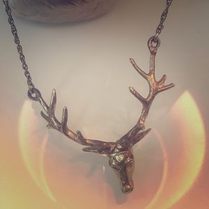 Deer antler necklace from Catbird